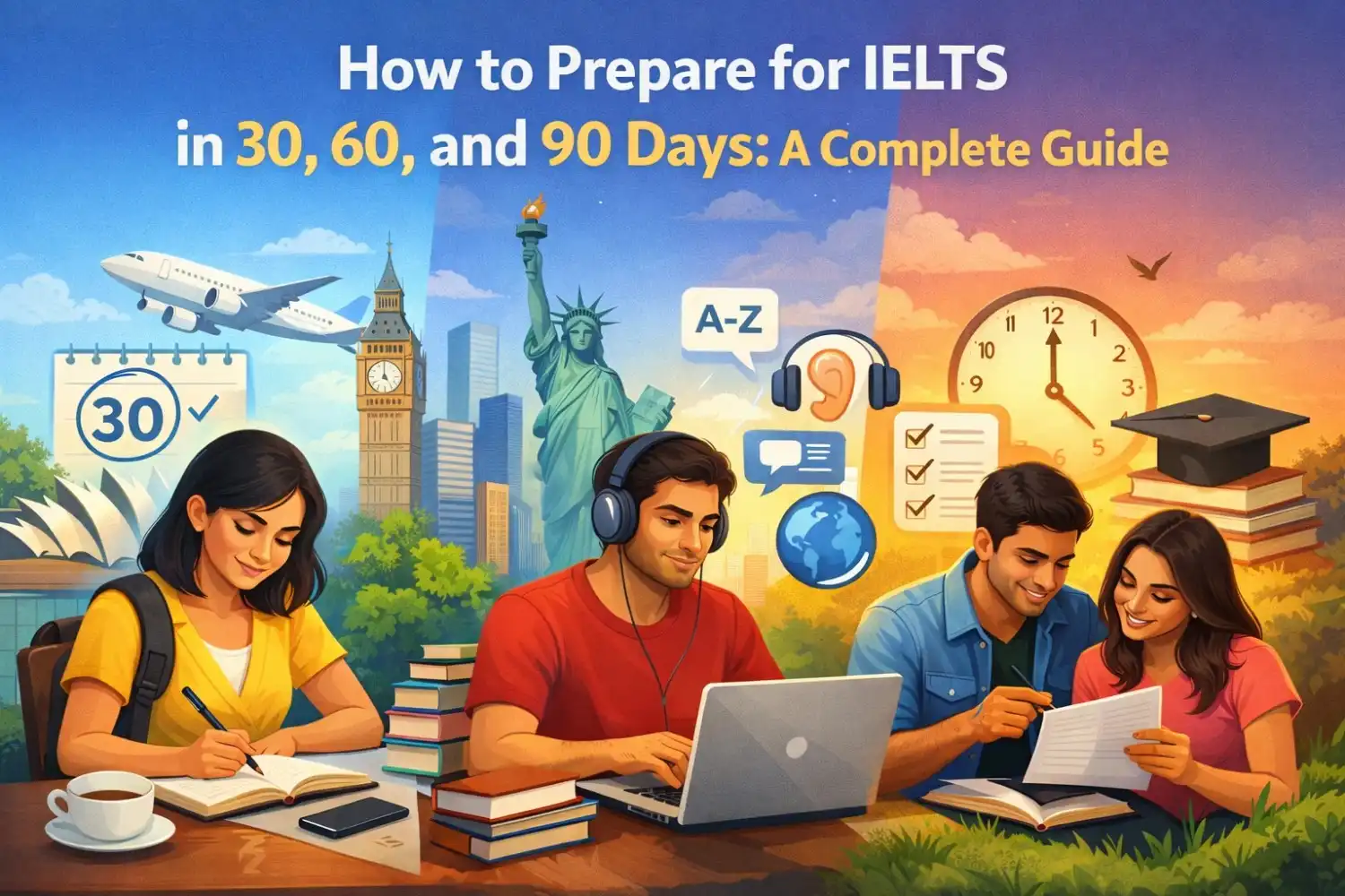 How to Prepare For IELTS IN 30, 60 and 90 Days