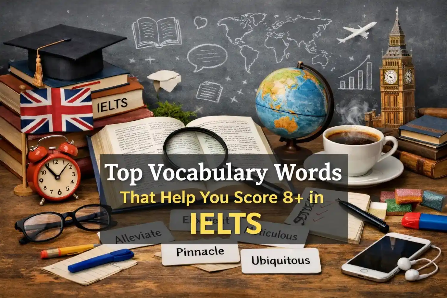 Top Vocabulary Words That Help You Score 8+ in IELTS