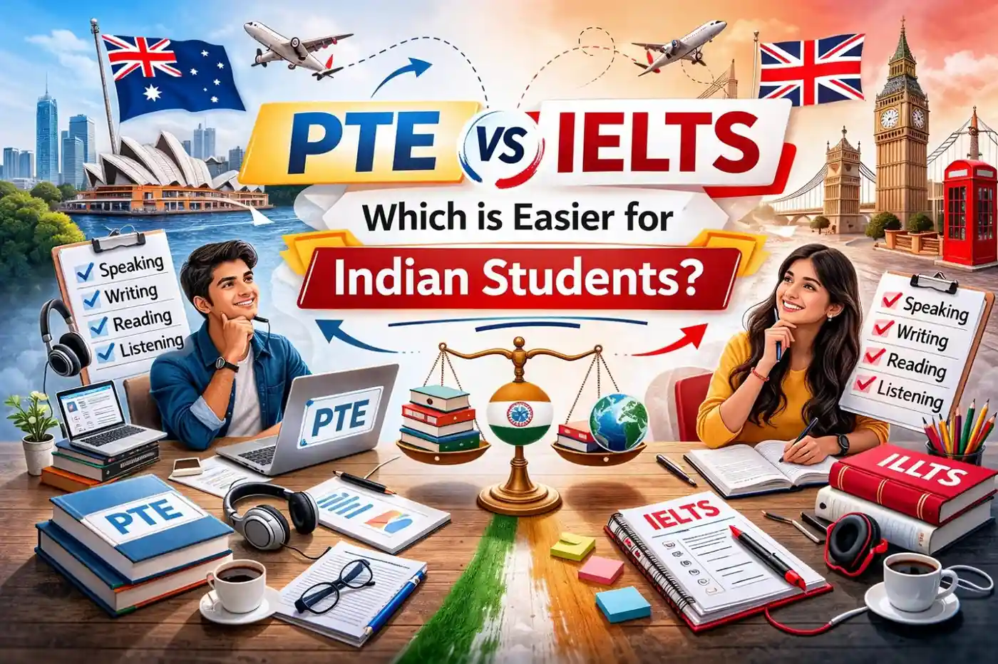 PTE vs IELTS Which is Easier