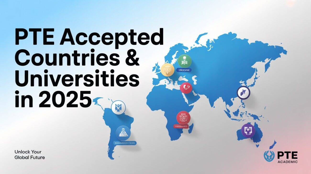 PTE Accepted Countries & Universities in 2025